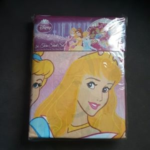 Disney Princess Twin Sheet Set NWOT